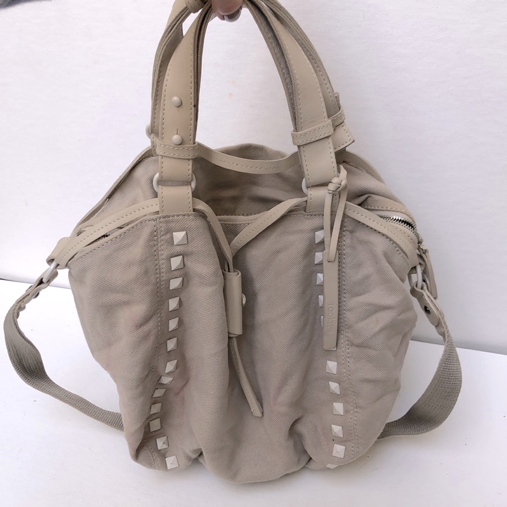 Rookism by rookie Bad beige fabric handbag